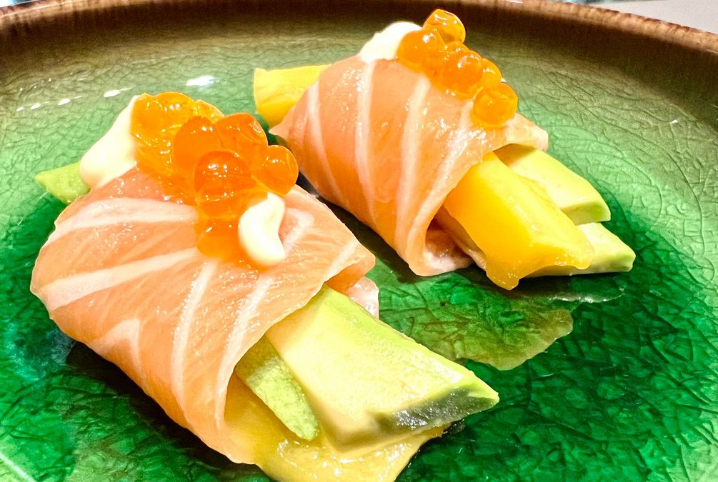 Roll di salmone