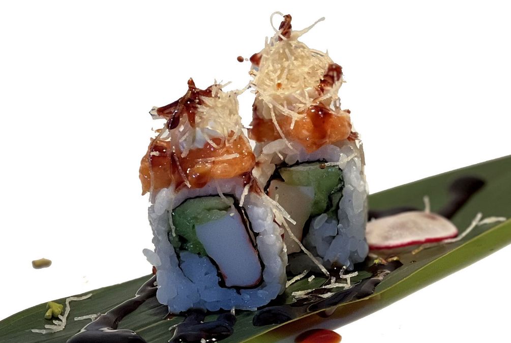 Sake kataifi roll