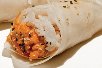 Temaki “lambo” al tartare di salmone