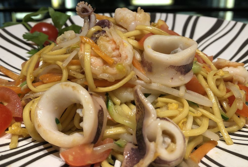 Tagliolini al profumo di sake