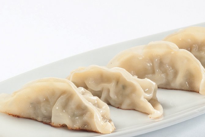 Ravioli di pollo e verdure