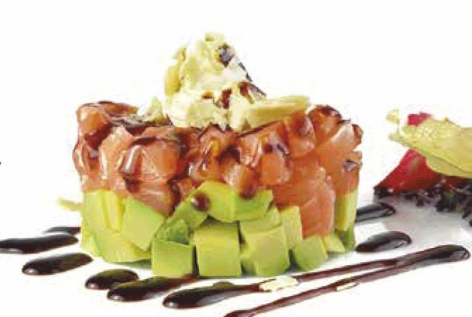 Bloom salmon tartare