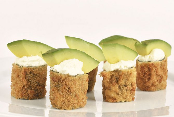 Mini Fritto maki avocado