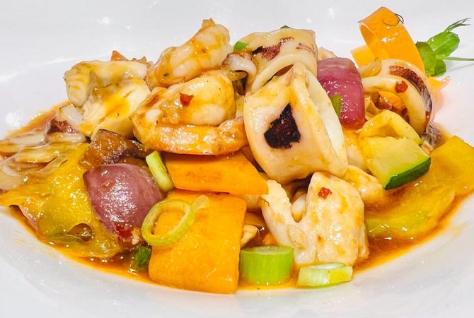 Mix di pesce piccanti