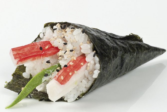 Temaki california surimi
