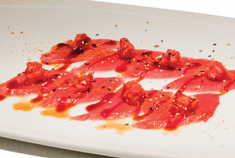 Carpaccio di tonno