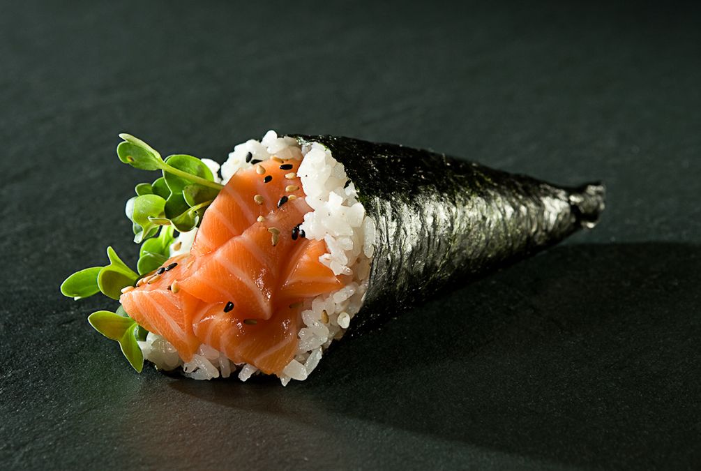 Temaki Spicy salmon
