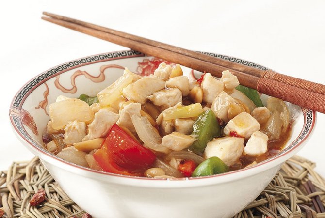 Pollo in salsa gong bao